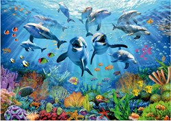 Educa Puzzle Tiere Party under the sea 500 Teile Erwachsene