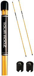 Longridge Golf Alignment Sticks 2 Stück gelb - Trainingshilfe