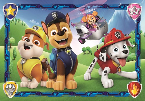 Clementoni Puzzle Paw Patrol - 104 Teile Karton Kinderpuzzle