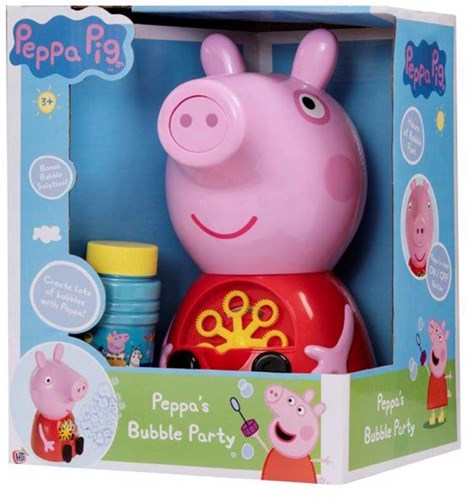 HTI Peppa Pig Seifenblasenmaschine Spielzeug für drinnen und draußen