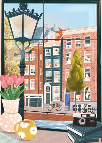 Pieces & Peace Puzzle Amsterdam Coffee Shop 500 Teile