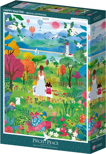 Pieces & Peace Frohe Ostern - 1000 Teile-2