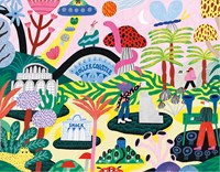 Pieces & Peace Puzzle Achterbahn - 1000 Teile buntes Spielzeug