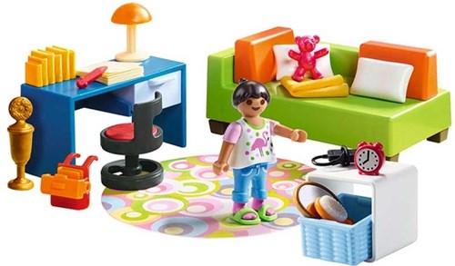 Playmobil Dollhouse Kinderzimmer mit Schlafsofa - Teenagerzimmer Spielset-2