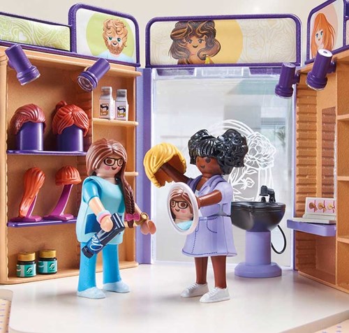 Playmobil Friseursalon Spielset My Life mit Zubehör-3