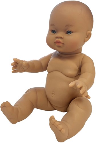 Paola Reina Babypuppe Gordi Mädchen getönt Vinyl 34cm Spielzeug