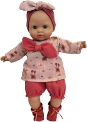Paola Reina Babypuppe Manus Anastassia weißes Mädchen blaue Augen 36cm Puppen