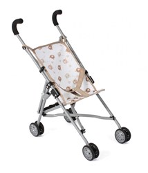 Bayer Chic 2000 Puppenbuggy Roma - Puppenwagen - beige Bärchen Motiv
