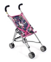 Bayer Chic 2000 Puppenbuggy Roma Einhorn dunkelblau rosa Buggy