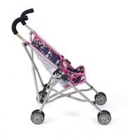 Bayer Chic 2000 Puppenbuggy Roma Einhorn dunkelblau rosa Buggy-2