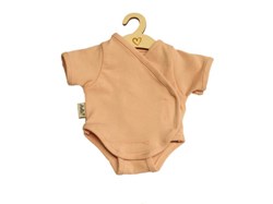 Hollie Puppenstrampler Puppenkleidung dusty rose für Babypuppen