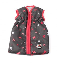 Bayer Chic 2000 Puppenschlafsack - Babypuppen Zubehör Koralle Schmetterling