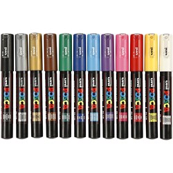 Planet Happy - Merk Posca stiften 1MC