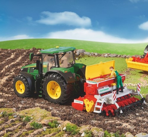 Bruder Pöttinger Vitasem 302ADD landwirtschaftliches Spielzeug Traktor Zubehör-3