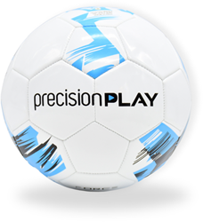PrecisionPLAY Fußball Force weiß blau schwarz Größe 3 langlebig Park