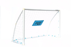 PrecisionPLAY Fußballtor Quick Net für den Garten - 6 x 4 ft - robustes Kunststoff