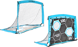 PrecisionPLAY Fußballtor Pop-up 2in1 mit Zielnetz 4x3 ft tragbar