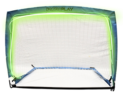 PrecisionPLAY Fußballtor Light Up Pop-up 122x92x92cm LED Streifen