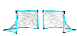 PrecisionPLAY faltbare Fußballtore 2er-Set - 92x61x61 cm - tragbar