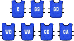 Precision Netball Trainingswesten Set - Mesh Bibs Erwachsene Jugend