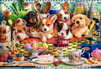Castorland Puppies Dessert -  Teile