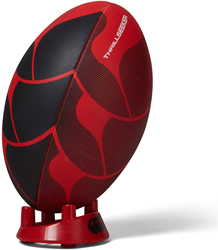 Canterbury Rugbyball Thrillseeker rot schwarz Größe 5 langlebig Grip