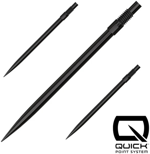 Harrows Dartspitzen Quickpoints schwarz 30mm - 3er Set