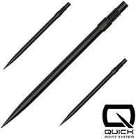 Harrows Dartspitzen Quickpoints schwarz 35mm - 3er Set für Darts