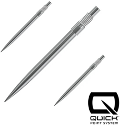 Harrows Dartspitzen Quickpoints Silber 35mm - 3er Set für Darts