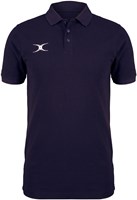 Gilbert Polohemd Quest dunkelblau Herren Large Rugby Sport