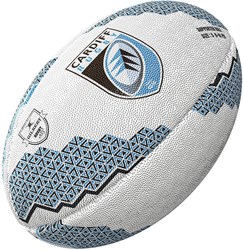 Gilbert Rugbyball Supporter Cardiff Größe 5 - bunter Rugbyball