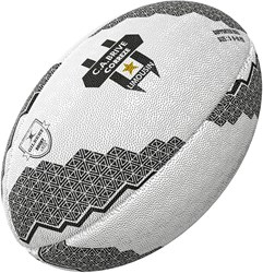 Gilbert Rugbyball Supporter Ca Brive Größe 5 - bunter Trainingsball