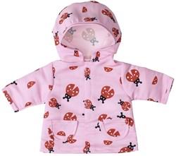 Skrallan Puppen-Regenjacke 36-40 cm - wasserdichte Puppenkleidung