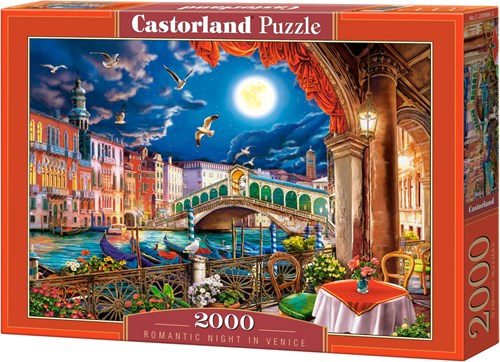 Castorland Romantische Nacht in Venedig - 2000 Teile-2