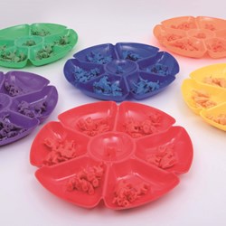 TickiT Blumen Sortierschalen Spielzeug Set 6 Farben - Lernspielzeug