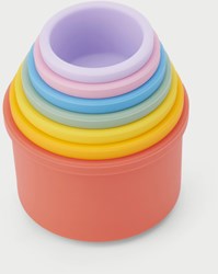 TickiT Stapelbecher Spielzeug Regenbogen Silikon sensorisch