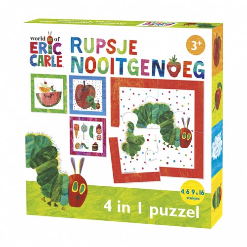 tot-25-stukjes - Rupsje Nooitgenoeg Puzzel, 4in1 (1 TOYS) [Audio CD]