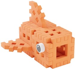 Marioinex Bauspielzeug Mini Waffle Pocket Pets Fish Fisch