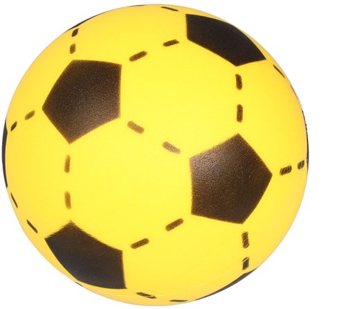 Softball Schaumstoff gelb - Spielzeug Ball 20 cm für drinnen und draußen-2