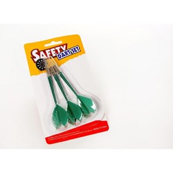 Angel Sports Dartpfeile grün Softtip für Kinder 3 Stück sicher
