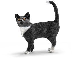 Schleich Bauernhof - Stehende Katze 13770 Spielfigur Tiere