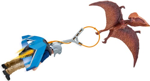 Schleich Dinos - Jetpack Verfolgung 41467 Spielfigurenset-2