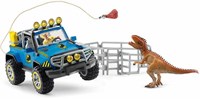 Schleich Dinosaurier Geländewagen - Spielset mit Dino-Außenposten und Zubehör-2
