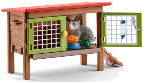 Schleich Farm Life Kaninchenstall - Spielset Bauernhof Tiere