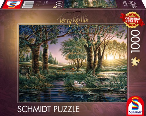 Schmidt Morning magic at the lake,1000 stukjes-2