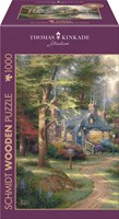 Schmidt Holzpuzzle - Dorf am See - 1000 Teile-2
