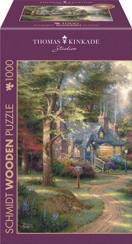 Schmidt Holzpuzzle - Dorf am See - 1000 Teile-2