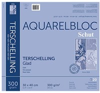 Schut Aquarellpapier Block glatt 30x40cm 300g 20 Blatt Malen
