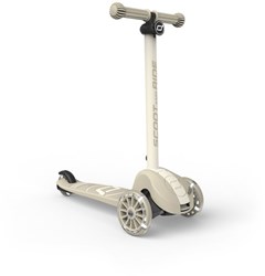 Scoot & Ride Kinderroller Highwaykick 3S - LED Räder - Ash - 3 Räder