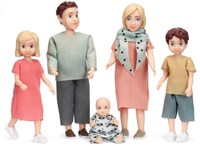 Lundby Puppenhaus Familie Charlie Set - 5-teilige Puppenhauspuppen